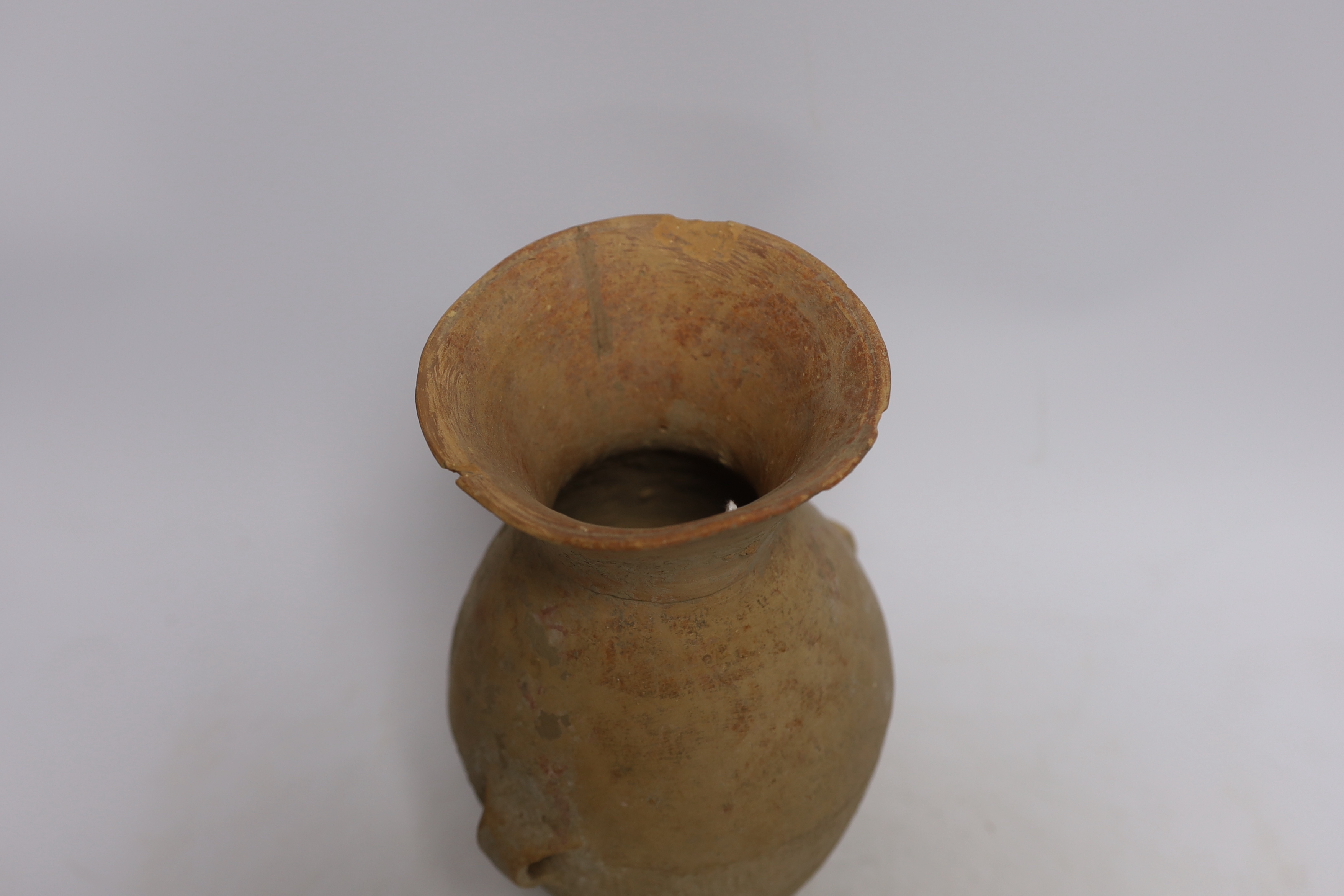 A Chinese Neolithic Qijia Culture Pottery jar, c.2000 B.C., 27cm high